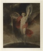 Richard Westall - Satan Alarmd c1790s (watercolour pen and ink gouache over p - (MeisterDrucke...jpg