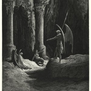 Gustave Dore - Illustration by Gustave Dore for Miltons Paradise Lost Book - (MeisterDrucke-65...jpg