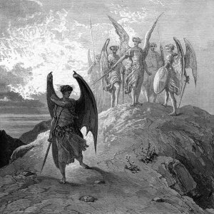 Gustave Dore - Paradise Lost Satan is conquered by Dor - (MeisterDrucke-650186).jpg