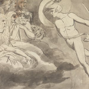 William Blake - Satan Approaching the Court of Chaos - (MeisterDrucke-1993).jpg