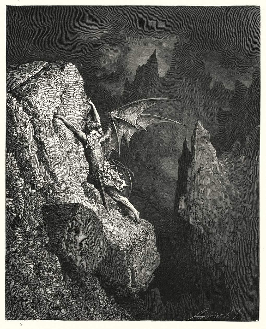 Gustave Dore - Illustration by Gustave Dore for Miltons Paradise Lost Book - (MeisterDrucke-65...jpg